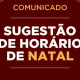 SUGESTÃO DE HORÁRIO DO COMÉRCIO EM DEZEMBRO DE 2024